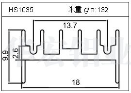 工業(yè)鋁型材HS1035