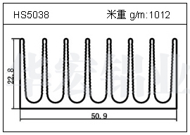 冷拔管鋁型材HS5038