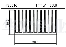 冷凝器鋁型材HS6016