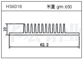 冷凝器鋁型材HS6018