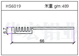 冷凝器鋁型材HS6019