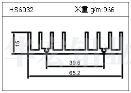 變頻器鋁型材HS6032