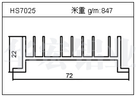 路燈鋁型材HS7025