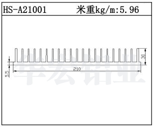 鎮(zhèn)江散熱器HS-A21001