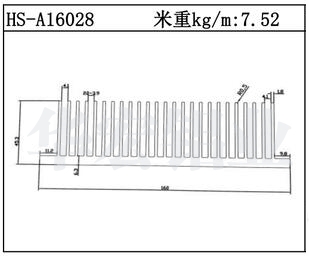 型材散熱器HS-A16028