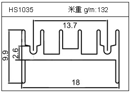 工業(yè)鋁型材HS1035