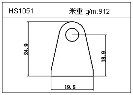 工業(yè)鋁型材HS1051