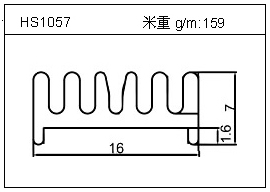 工業(yè)鋁型材HS1057