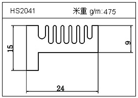 電焊機(jī)鋁型材HS2041