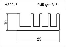 電焊機(jī)鋁型材HS2046