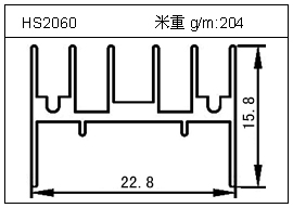 電焊機(jī)鋁型材HS2060